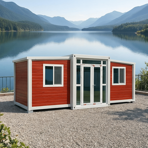 Maison préfabriquée robuste et résistante aux intempéries, conteneur habitable extensible et pliable de 40 pieds - Product Image 3