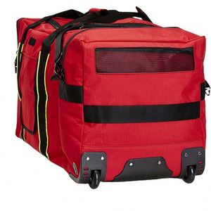 BSCI Factory Ripstop Water Resistant Turnout Gear Fireman Duffel <b>Bag</b> Large Capacity High Visibility Firefighter <b>Wheeled</b> <b>Bag</b> - Product Image 5