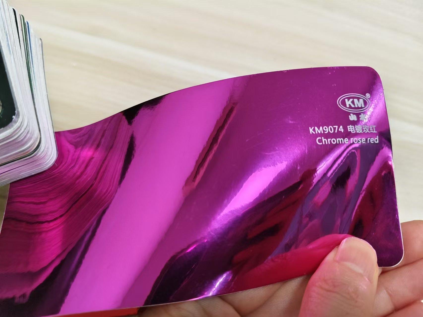 Chrome rose rouge