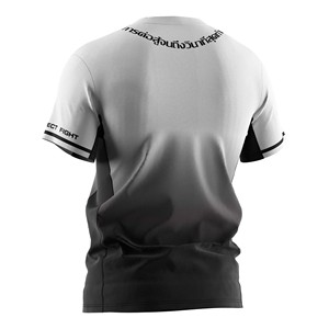 เสื้อยืดออกกำลังกายมวยไทยแบบซับลิเมชั่นเนื้อนุ่ม ไซส์ใหญ่ ลดราคาพิเศษ พร้อมกางเกงขาสั้นสำหรับฝึกซ้อมมวยไทย - Product Image 2