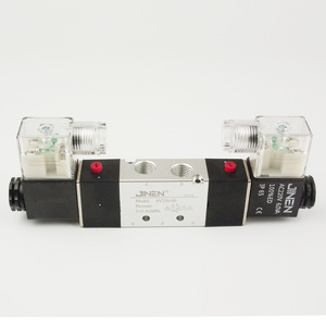 Vanne solénoïde JINEN 4V220-08 AC220V 0.15-0.8MPa à double commande, inverseur pneumatique bidirectionnel cinq voies - Product Image 1