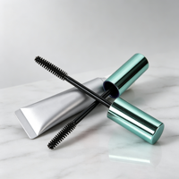 Nouvelle conception, contenants cosmétiques personnalisés imprimés en PETG, emballage de maquillage, tubes pour gloss à lèvres, baume à lèvres, mascara, tubes vides de 25 mm de diamètre
