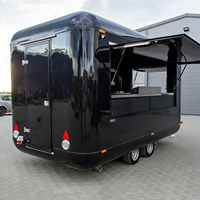 Remorque de food truck homologuée, cuisine mobile entièrement équipée, certifiée CE, DOT, NSF, chariot à café, pizza, glaces pour les États-Unis et l'Australie