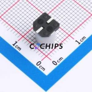 Condensateur électrolytique hybride solide-liquide en aluminium SMD, 118EC450, D6.3xL7.7mm, 100uF, 20%, 25V, 2.1A-100kHz - Product Image 2