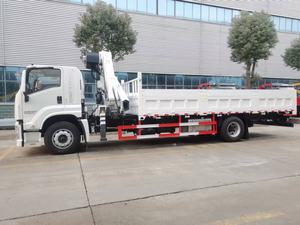 Nouvelle grue pliante 8T montée sur camion ISUZU GIGA Diesel Euro 5, manuelle, avec moteur, directement de l'usine - Product Image 4