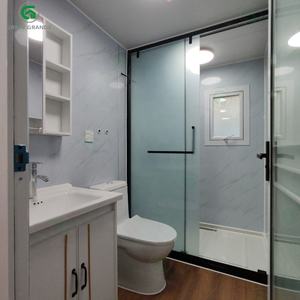 Maison en conteneur portable de 20 pieds Maison d'extérieur avec 2 chambres, salle de bain et cuisine Chambres prêtes à l'emploi avec meubles Conteneur mobile - Product Image 2