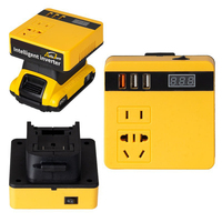 Outils électriques industriels 20V, batterie au lithium rechargeable, convertisseur d'onduleur vers AC220V, fonctionnement portable en extérieur, convertisseur DC-AV