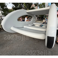Bateau Yacht Gonflable Flottant Électrique Durable en Promotion pour Fêtes Commerciales sur Lacs et Océans