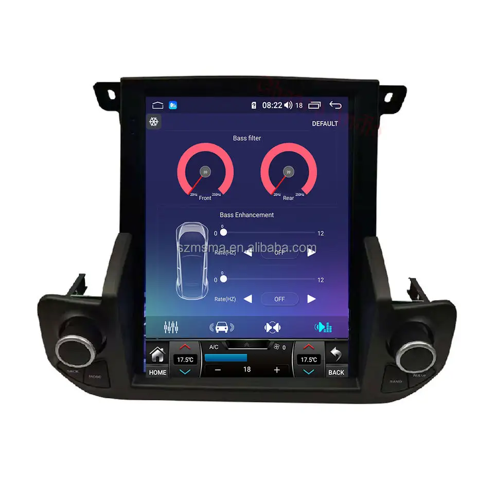 Maisimei Layar Ips Pemutar Dvd Gps Mobil Android Gaya Tesla untuk Land Rover Discovery 4 Lr4 2010-2016 Navigasi Radio Stereo