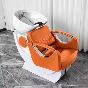 Fauteuil-lit moderne en cuir pour salon de coiffure – Mobilier de salon durable - Product Image 3