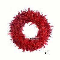 Floral Blue Garland Feather Weihnachts kranz für Home Door Wand fenster Hochzeits feier Halloween Thanksgiving Herbst Herbst Dekor