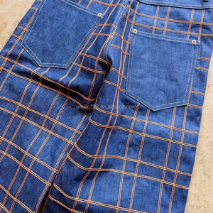 Vaqueros de mezclilla personalizados de moda urbana, vaqueros holgados de alta calidad, vaqueros a rayas, vaqueros casuales de algodón para hombre - Product Image 4