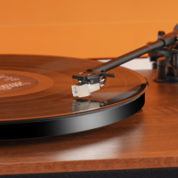 Cartouche magnétique mobile AT3600L Audio-Technica pour tourne-disque 2 vitesses, lecteur de disques vinyles BT Phono avec haut-parleurs stéréo HIFI 60W