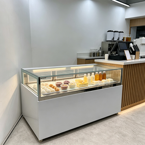 Vitrina Refrigerada para <span class=keywords><strong>Pastelería</strong></span> de Una Sola Capa, Sistema de Circulación de Aire Frío, Antivaho, Exhibición Clara para Panadería - Product Image 1