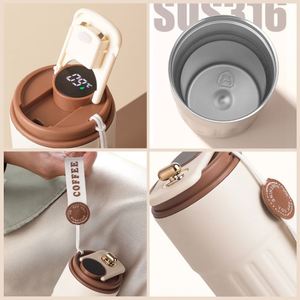 Custom logo Travel Office <b>Coffee</b> Vacuum Cup Custom logo Smart Temperature Display Stainless Steel Smart Insulated <b>Coffee</b> Tumbler - Product Image 4