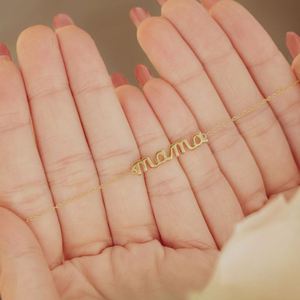 Dylam 2024 Mother's Day Best Gifts Mom Mommy Fine Jewelry <b>Bangles</b> & Bracelets 5A Zirconia Diamond Pendant Tennis Bracelet - Product Image 6