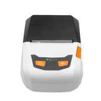 Petite imprimante Pos thermique d'étiquettes de 58mm Mini imprimante thermique d'étiquettes portable sans fil bluetooth Autocollant