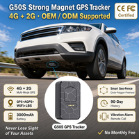 Dispositif de suivi GPS magnétique 4G de petite taille, 3000 mAh, suivi GPS 4G en temps réel pour les biens, les bagages, les colis, les véhicules, les voitures