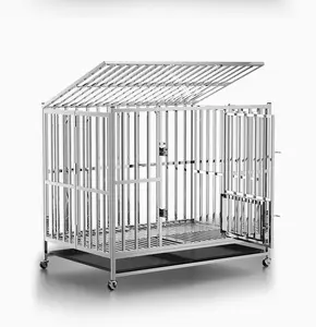 Cage pour animaux de compagnie en acier inoxydable personnalisée en usine