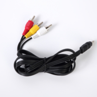 Câble RCA vers 3 RCA, adaptateur audio jack 3,5 mm, câble vidéo auxiliaire AV, adapté pour lecteur DVD, enregistreur, Hi-Fi, magnétoscope, téléviseur, stéréo