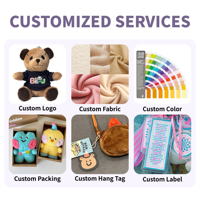 Fabricant de poupées en peluche personnalisées, créez votre propre mini mascotte en peluche avec rembourrage en coton PP, logo brodé, poupées en peluche douces