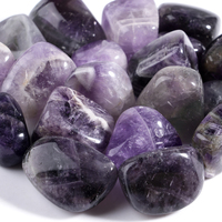Cristaux violets naturels pierres de guérison artisanat folklorique améthyste quartz pierre de dégringolade pour la guérison