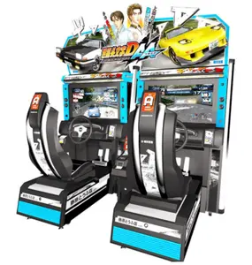 Hotselling 32LCD प्रारंभिक डी 6 सिक्का संचालित कार रेसिंग आर्केड सिम्युलेटर वीडियो गेम मशीन बिक्री के लिए