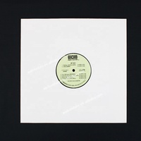 10 buah 12in vinil merekam lengan, kelas berat LP 400gsm kardus rekaman jaket Album dengan lubang