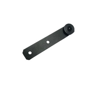 Roulettes pour porte coulissante d'armoire en acier au carbone 124 x 25 x 3,0 mm, roulement fluide pour placard - Product Image 1