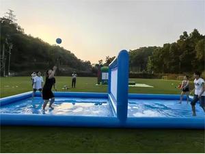 Cancha de Voleibol Acuático Inflable Comercial y Campo de Fútbol para Actividades Deportivas y de Entretenimiento - Product Image 4