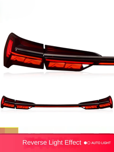 Dedicato al 19-24 per Audi A6L gruppo fanale posteriore modificato LED dinamico acqua corrente sterzo attraverso il gruppo fanale posteriore - Product Image 3
