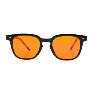 Gafas con Lentes CR39 con Tinte Ámbar Naranja para Aliviar la Migraña y Mejorar el Sueño, Protección de Pantalla, Anti-Fatiga Ocular, Bloqueo de Luz Azul - Product Image 1