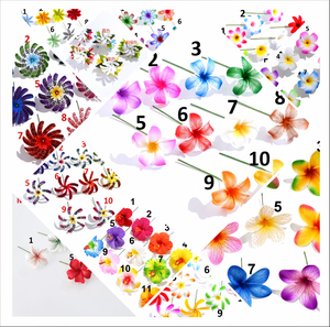 <span class=keywords><strong>Accessori</strong></span> per Capelli con Ghirlande di Fiori Hawaiani, Fiori di Plumeria Simulati a Doppio Strato in Schiuma Stampata, Vendita all'Ingrosso (Inventario Limitato) - Product Image 1