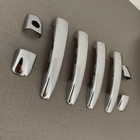Accessoires Auto Haute Qualité Abs En Plastique Chrome Poignée De Porte De Voiture Chrome Couverture Pour Peugeot 208