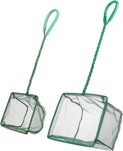 Red de Pesca Cuadrada Ecológica y Duradera para Acuarios, Red de Malla Fina para Captura de <span class=keywords><strong>Peces</strong></span> de 3/4/5/6/7/8/10/12 Pulgadas, Red de Nailon Verde - Product Image 6