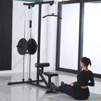 Machine de traction Lat exercices de traction Lat et rangée basse
