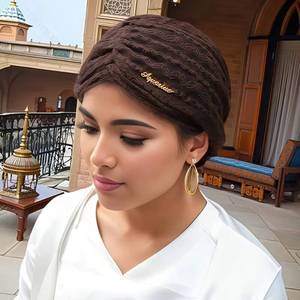 Sombrero étnico de encaje transpirable y ecológico, accesorio para el cabello de mujer para festivales, adecuado para todas las estaciones. - Product Image 1