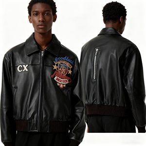 Giacca in Vera Pelle per Uomo e Donna, Alta Qualità in Pelle Bovina, Bomber e Giacca da Moto da Corsa con Design Personalizzato - Product Image 4