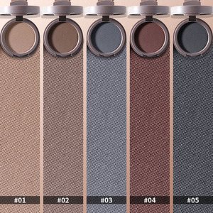 ผงเงาเส้นผมสีน้ำตาลพร้อมกระจกพัฟธรรมชาติกันน้ำสีเทาดำ - Product Image 2