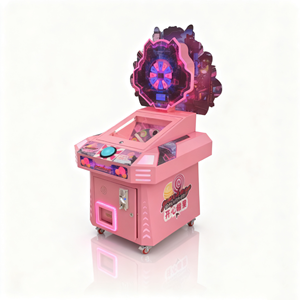 Pink <b>Arcade</b> Candy Vending Machine with LED Lights-Kids Amusement Game for Game Rooms & Party Entertainment - Product Image 1