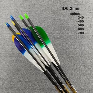 <span class=keywords><strong>Arc</strong></span> et flèches de chasse professionnels pour le <span class=keywords><strong>tir</strong></span> <span class=keywords><strong>à</strong></span> <span class=keywords><strong>l</strong></span>'<span class=keywords><strong>arc</strong></span>, flèches en carbone ID6.2mm, Spine340/400/500/600/700, plumes de dinde 5 pouces - Product Image 3