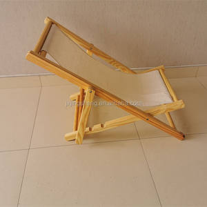 Chaise pliante extérieure légère portable avec accoudoir en <span class=keywords><strong>bois</strong></span> à dossier haut en tissu Oxford pour camping Beach Park Hotels - Product Image 5