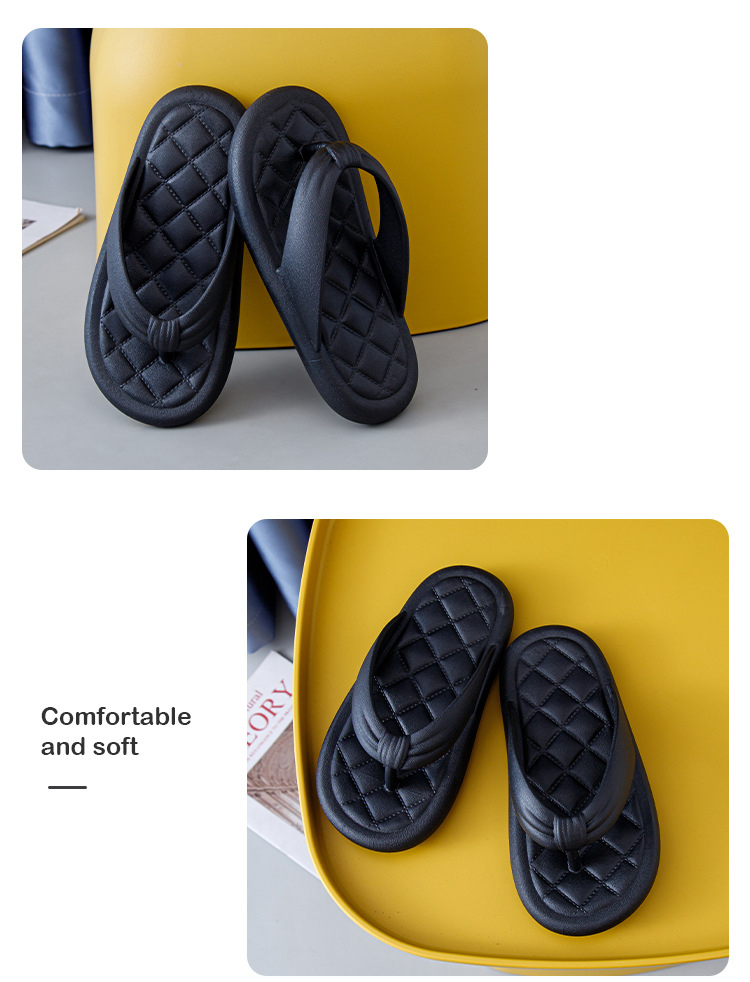 Ladies Platform Flipflops Summer Women Flipflop Beach Outdoor Sandals Soft Home Slides