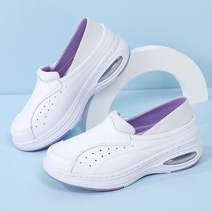 Nuove Scarpe da Infermiera per Donna, Antiscivolo, Antiodore, Comode, Resistenti all'Usura, Speciali Scarpe Bianche per Angeli in Bianco - Product Image 1