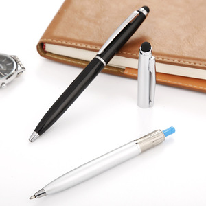 เครื่องเขียนสำนักงานปากกาโลหะแบบหมุนบางปากกาโลหะแบบสั่งทำสำหรับโรงแรม - Product Image 4
