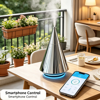Difusor de Aceites Esenciales 3004 de Aleación de Aluminio Premium, Ambientador con Vapor Ajustable para el Hogar