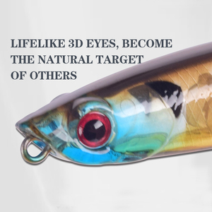 Leurres de pêche flottants ABS, leurres crayon 70mm/85mm, appâts durs pour eau salée, leurres transparents pour bar, poisson-chat, petits leurres popper - Product Image 4