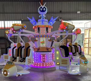 12-Seater Indoor/Outdoor Metal Playhouse Self-Controlled <strong>Plane</strong> Rides <strong>Trampoline</strong> Park Kindergarten Steel Garden Shopping Mall - Product Image 5
