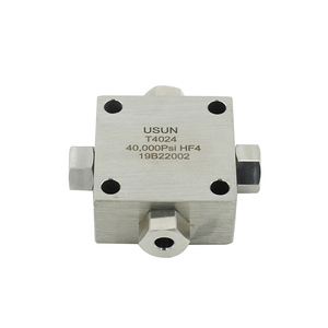 USUN Modell: T3024 30.000 PSI 1/4'' OD Hochdruck-HIP-Kreuzrohrverbinder für Zylinderprüfmaschinen - Product Image 4