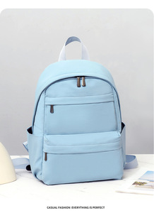 Sac à dos unisexe grande capacité imperméable pour étudiants, sac d'école, sac de voyage décontracté, sac à dos pour ordinateur portable avec poches zippées - Product Image 4